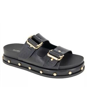 NWT BCBGeneration Women's Bamba Footbed Slip-On Sandals